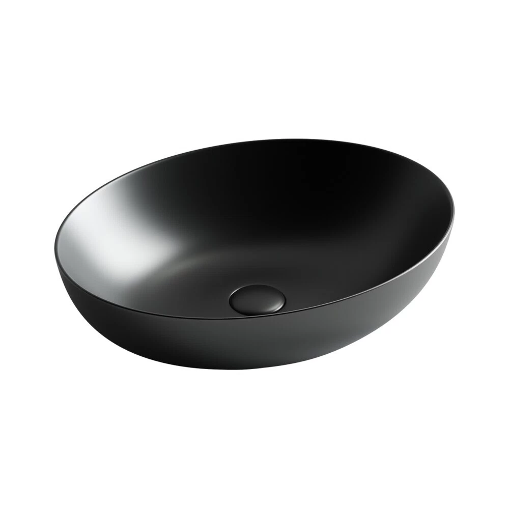 Раковина Ceramicanova Element 52 см накладная черная матовая (CN6017MB)