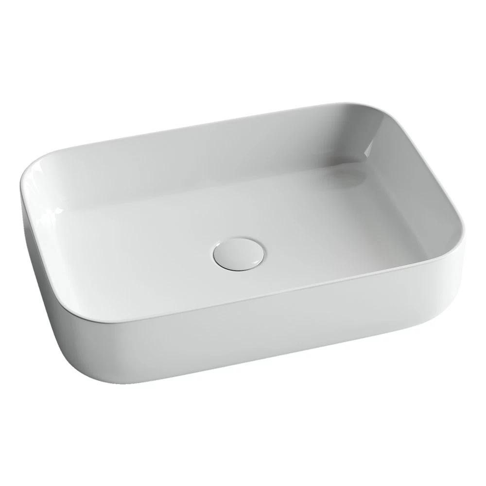 Раковина Ceramicanova Element 60 см накладная белая (CN5004)