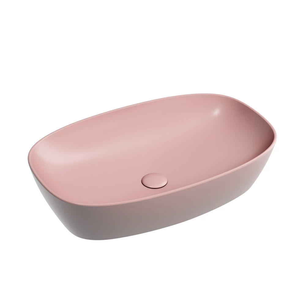 Раковина Ceramicanova Element 60 см накладная розовая матовая (CN6049MP)