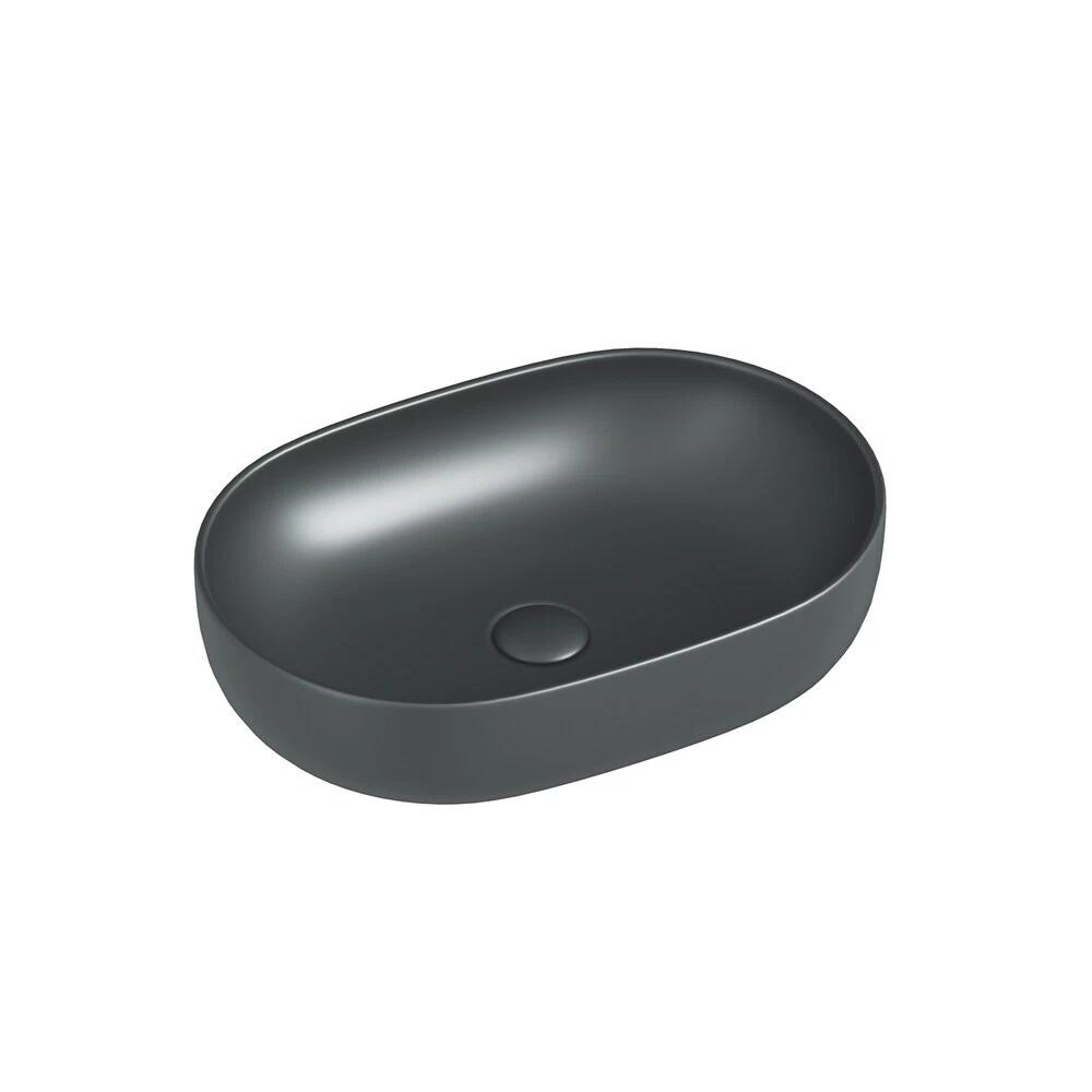 Раковина Ceramicanova Element 60 см накладная темный антрацит матовый (CN6047MDH)