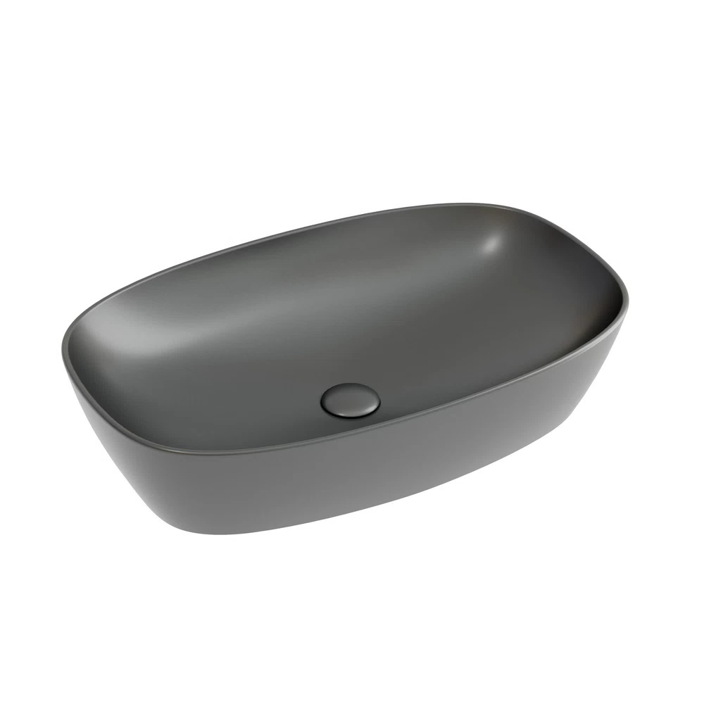 Раковина Ceramicanova Element 60 см накладная темный антрацит матовый (CN6049MDH)