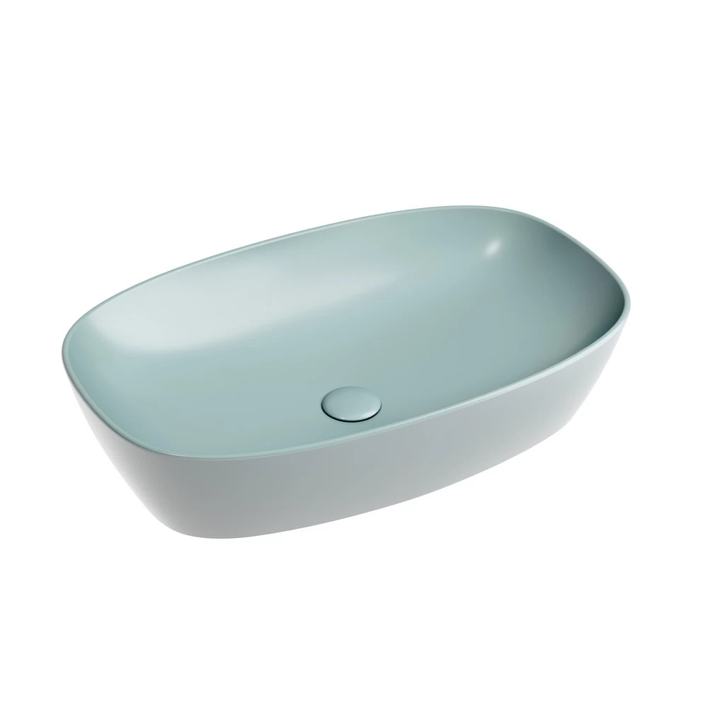 Раковина Ceramicanova Element 60 см накладная зеленая матовая (CN6049MLG)