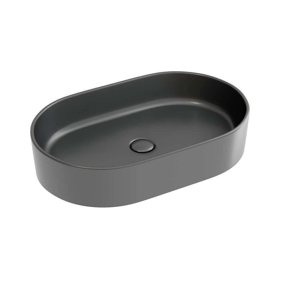 Раковина Ceramicanova Element 61 см накладная темный антрацит (CN6048MDH)