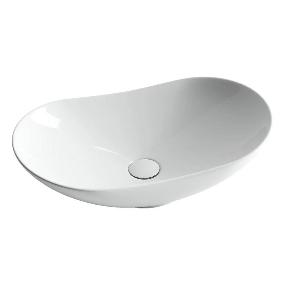 Раковина Ceramicanova Element 62 см накладная белая (CN6015)
