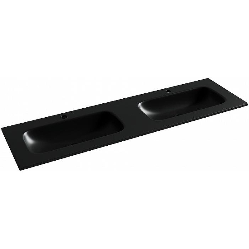 Раковина Ceramicanova Grace 160 CN7023MB двойная Черная матовая