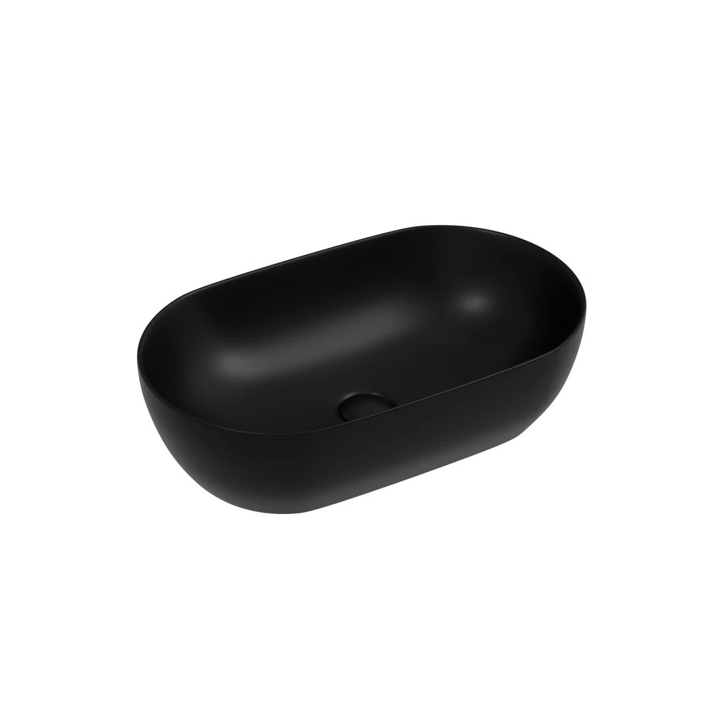 Раковина Ceramicanova Twist 50 см накладная черная матовая (CN12001MB)