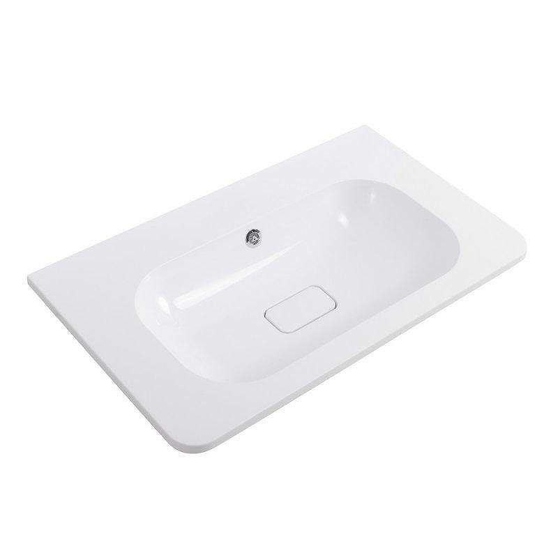 Раковина Cezares Relax 80 CZR-800/480-LV-MR-NV-W0 цвет Белый матовый