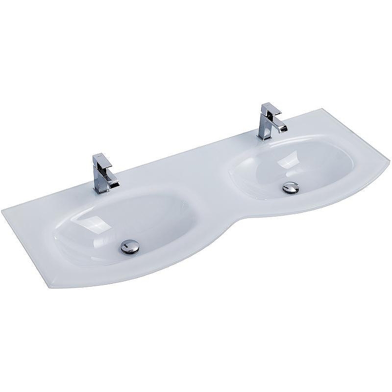 Раковина Cezares Vague 138 82412 двойная Extra Bianco