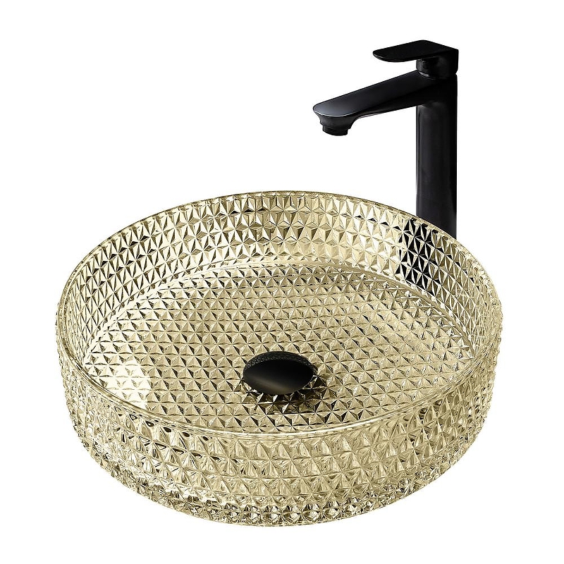 Раковина-чаша Abber GLAS 39,5 AK2301GG цвет Золото