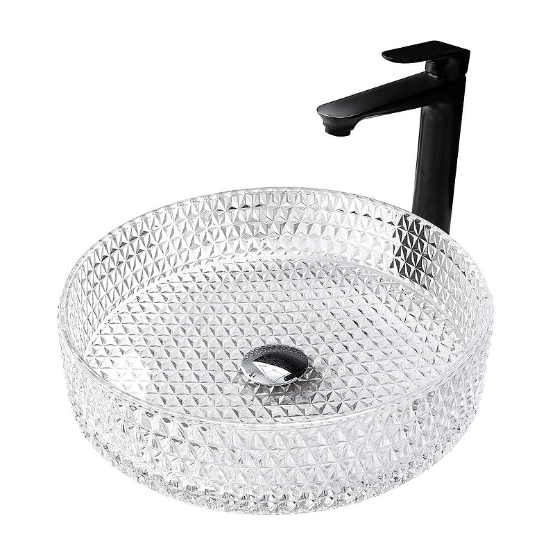 Раковина-чаша Abber Glas 40 AK2301 прозрачная