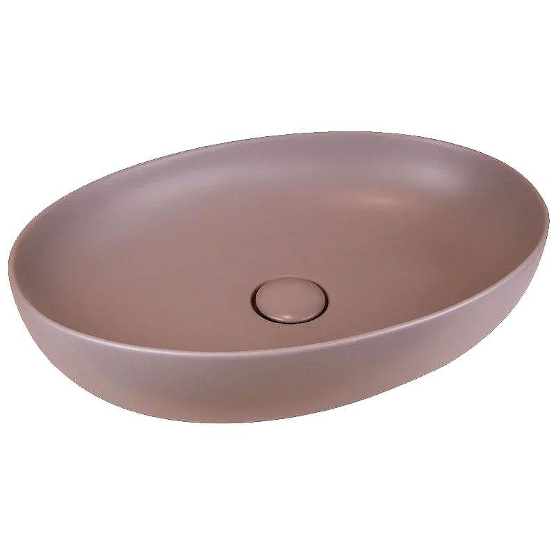 Раковина-чаша AeT Elite Oval 55 L616T0R0V0142 Розовая матовая