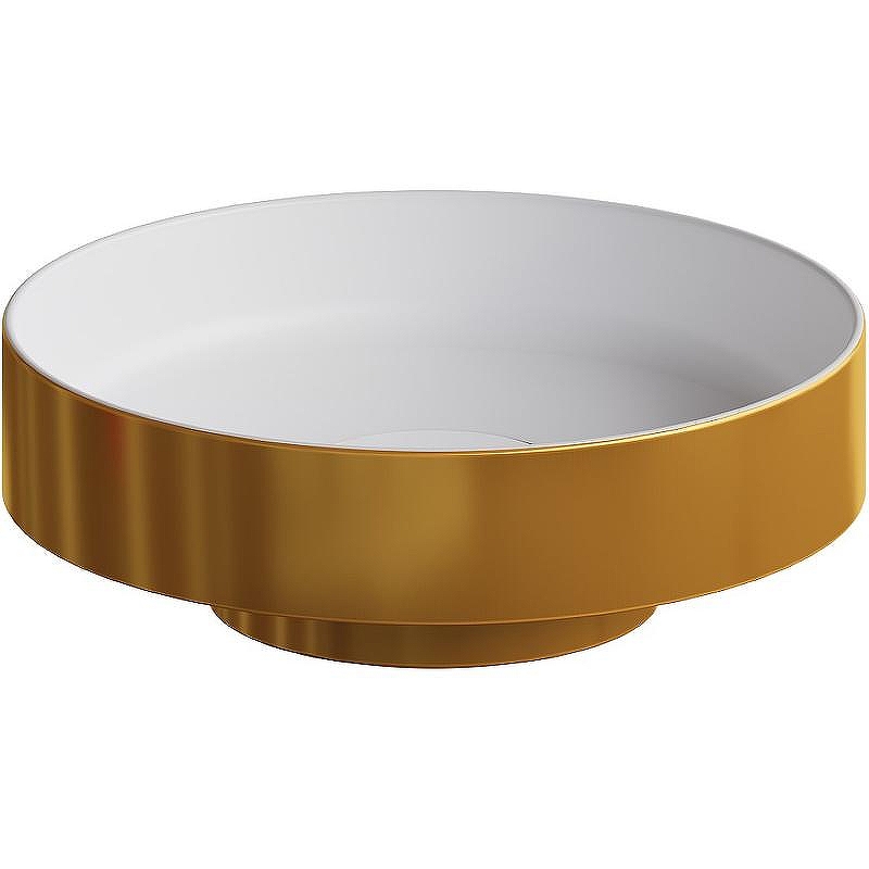 Раковина-чаша Boheme Corian 40 801-G Золото матовое