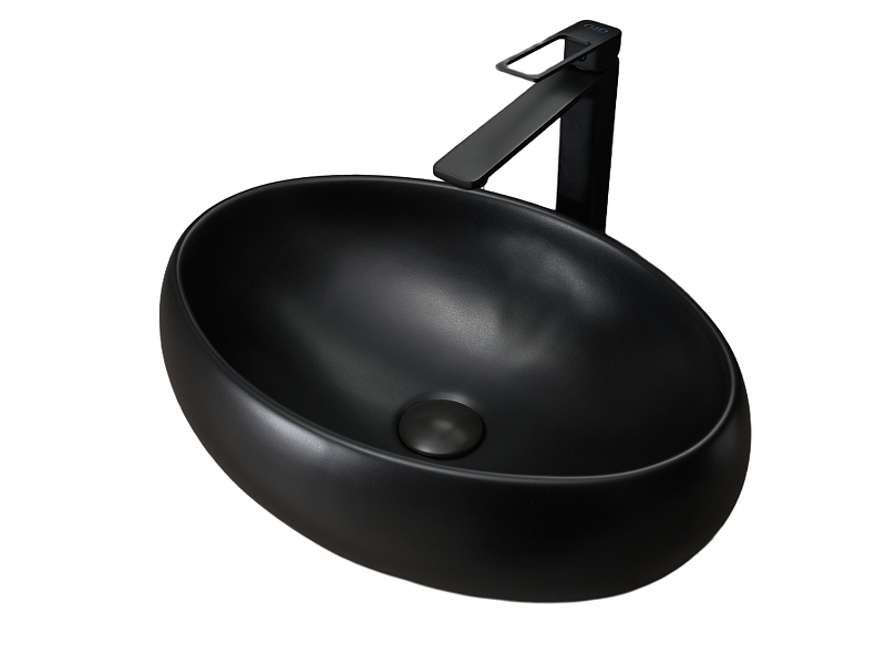 Раковина-чаша Gid Lago Bm9030b 48 53372 цвет Черный матовый