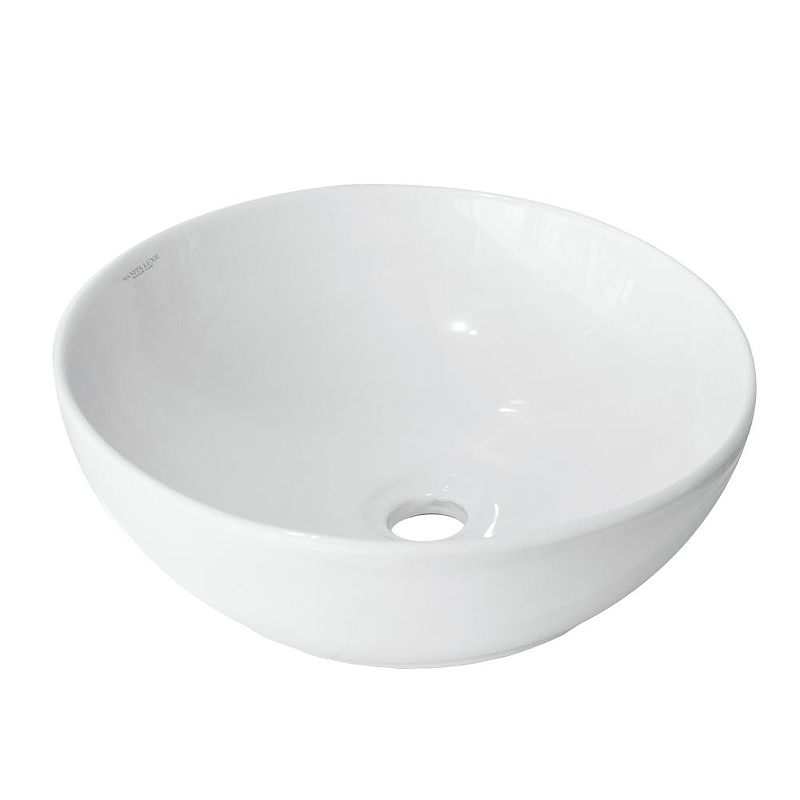 Раковина-чаша Sanita Luxe Art Slim 40 WB.CT/Art/40-N.Slim/WHT.G/S1 цвет Белый