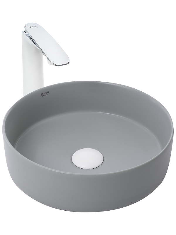 Раковина-чаша WeltWasser Elbach 3134 MFG 35 10000004513 Светло-серая матовая