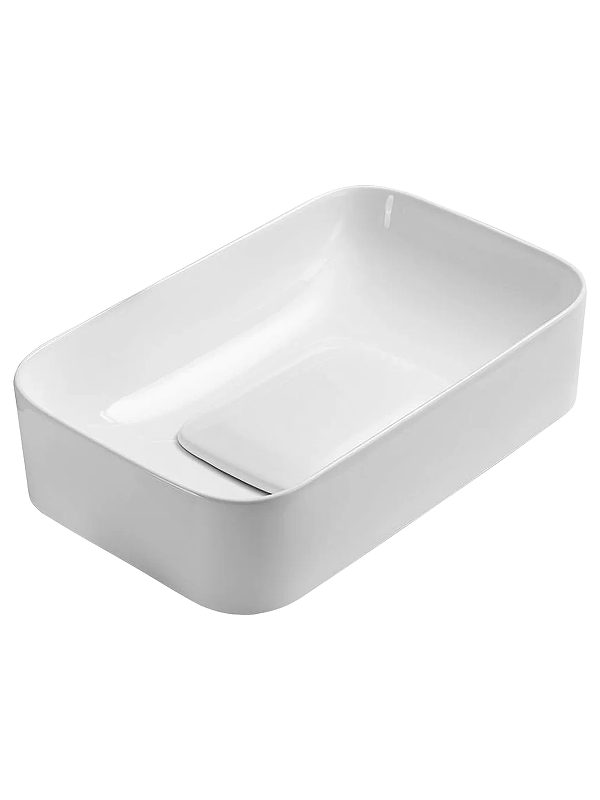 Раковина-чаша WeltWasser Elbach 78575-50 GL-WT 50 10000008697 Белая глянцевая