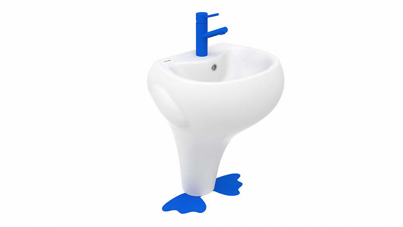 Раковина Creavit Ducky DC052-00CB00E-MA00 детская цвет Белый