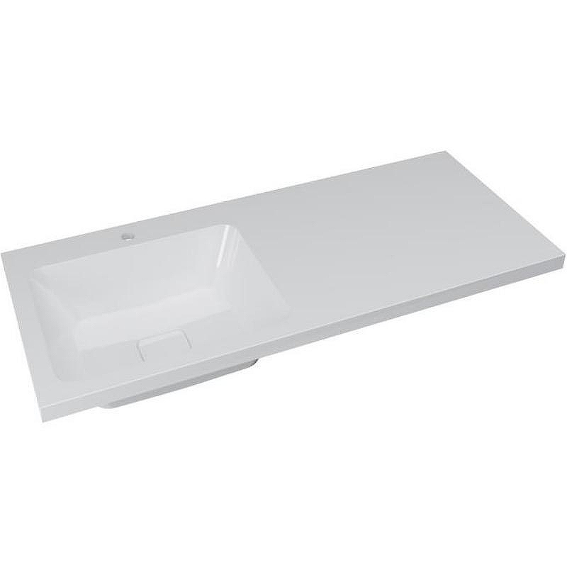 Раковина Dreja Wing 120 100120L с местом под стиральную машину Белая
