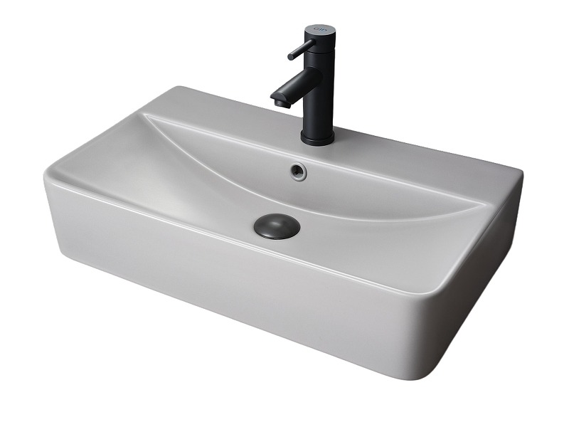 Раковина Gid Geometrico Gm1344 61 52236 цвет Серый матовый