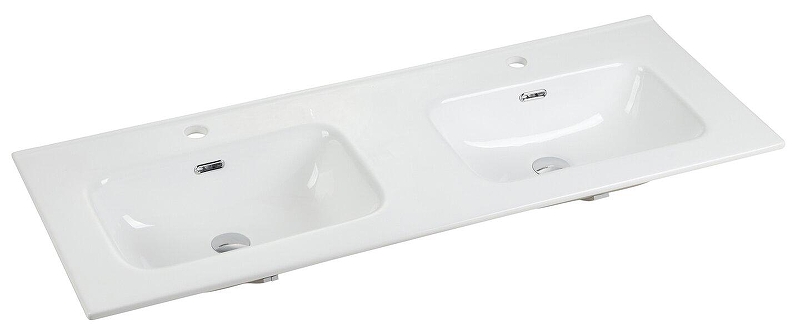 Раковина Gid Integrado 90120S 121,5 71161 двойная цвет Белый