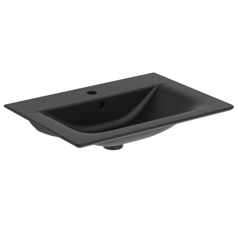 Раковина Ideal Standard Connect Air 64 E0289V3 цвет Silk Black / Черный шелк