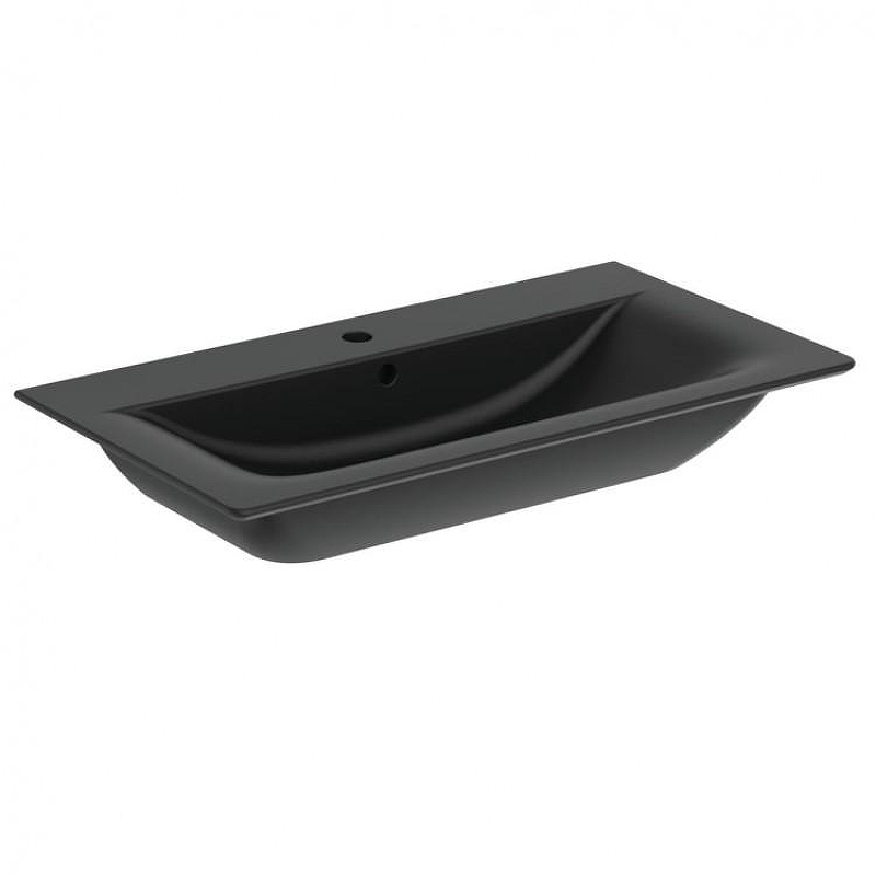 Раковина Ideal Standard Connect Air 84 E0279V3 цвет Silk Black / Черный шелк