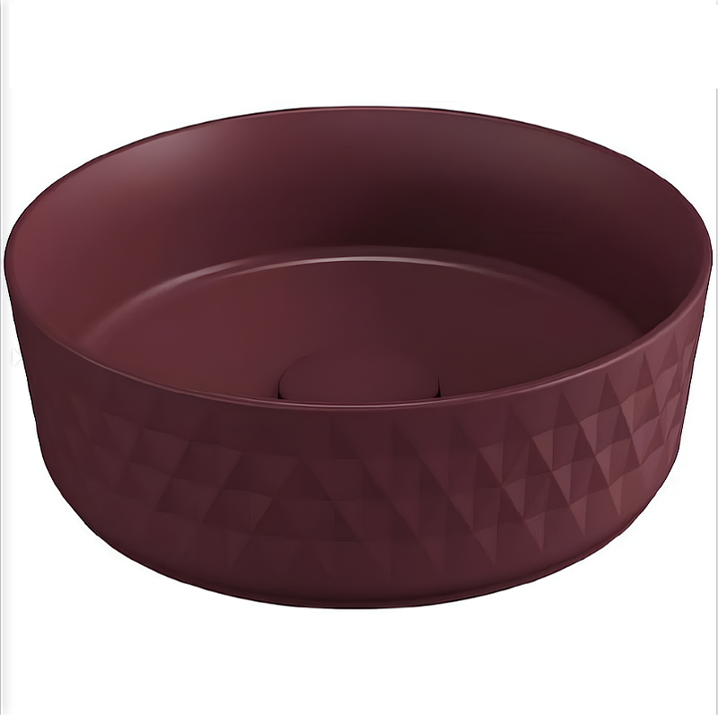 Раковина Isvea Davanti 36 10NF67036-2R цвет Бордовый матовый