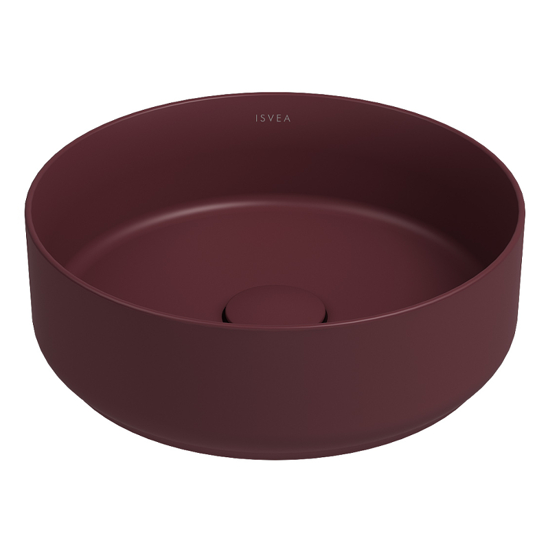 Раковина Isvea Infinity 36 10NF65036-2R цвет Бордовый матовый