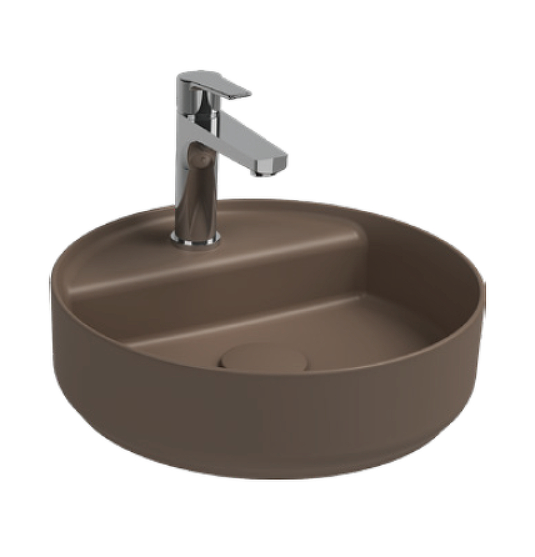 Раковина Isvea Infinity 36 10NF65042-2H цвет Коричневый матовый