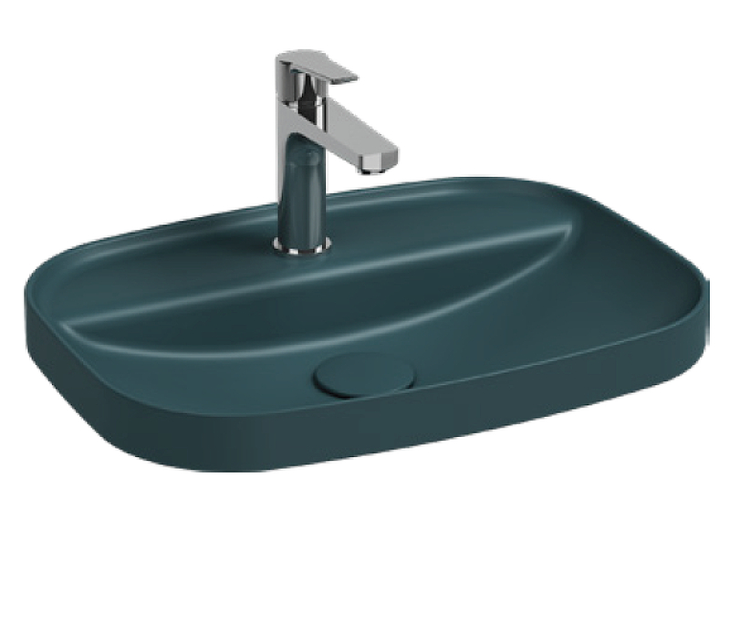 Раковина Isvea Infinity 55 10NF50055-2P цвет Изумрудный матовый