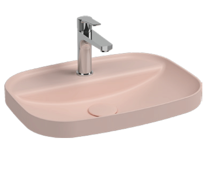 Раковина Isvea Infinity 55 10NF50055-2S цвет Лососевый матовый