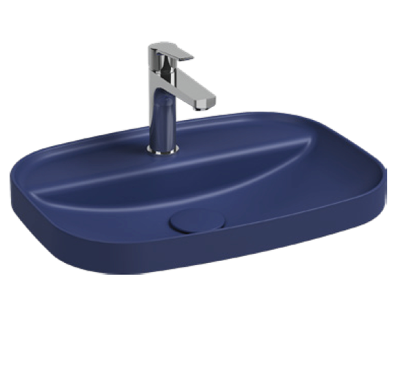 Раковина Isvea Infinity 55 10NF50055-2Z цвет Синий матовый
