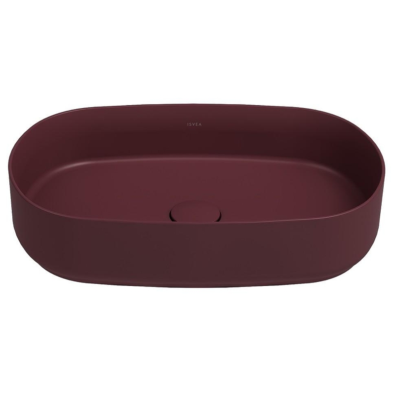 Раковина Isvea Infinity 55 10NF65055-2R цвет Бордовый матовый