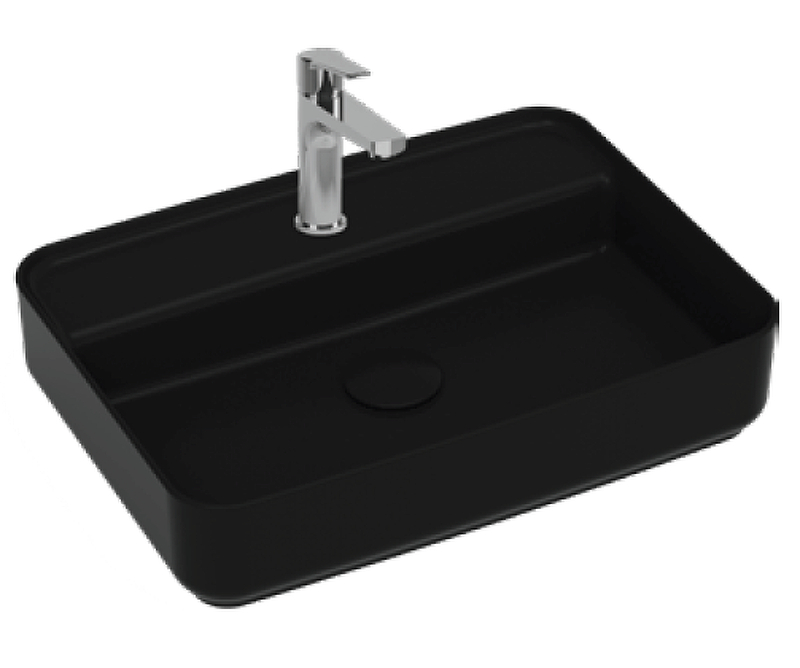 Раковина Isvea Infinity 55 10NF66055-2N цвет Черный матовый
