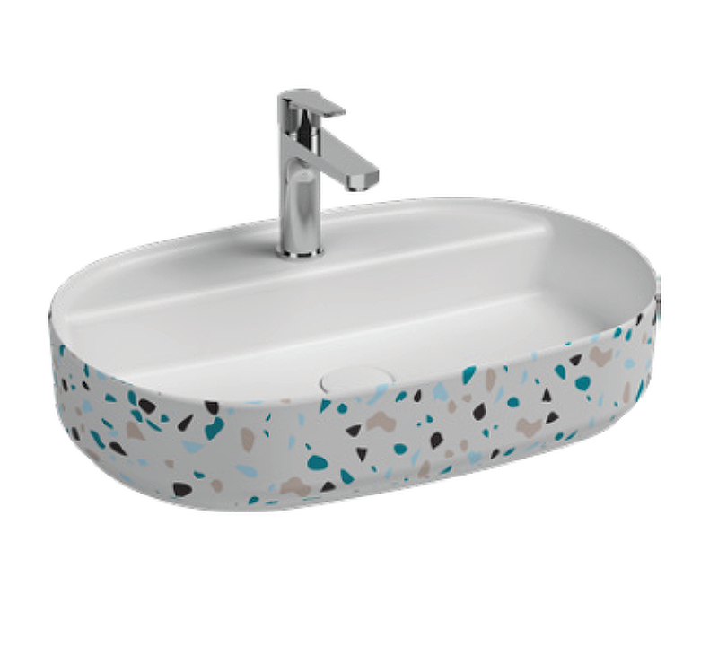 Раковина Isvea Infinity 60 10NF65060-2L-TRZ цвет Белый матовый