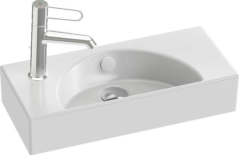 Раковина Jacob Delafon Odeon Rive Gauche 50 L EGO112-55-00 Белая