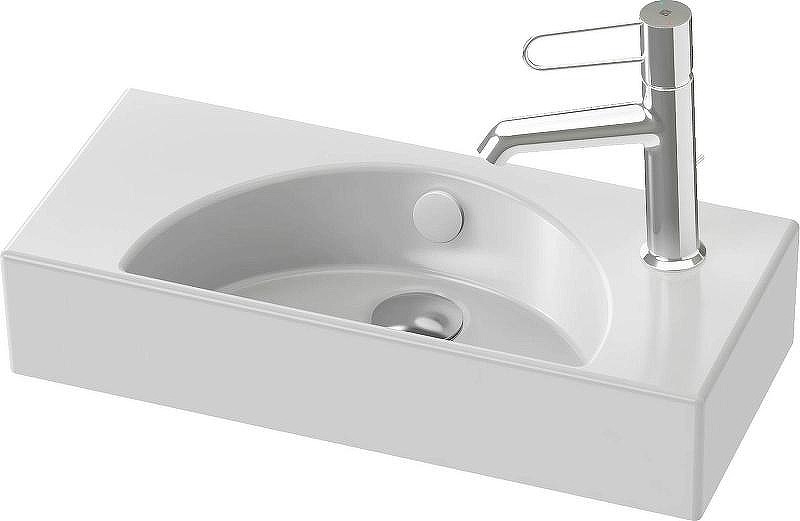 Раковина Jacob Delafon Odeon Rive Gauche 50 R EGO112-56-00 Белая