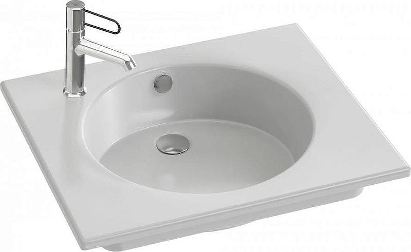 Раковина Jacob Delafon Odeon Rive Gauche 60 EXBA112-Z-00 Белая