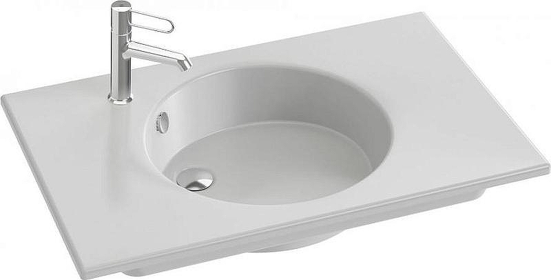 Раковина Jacob Delafon Odeon Rive Gauche 80 EXAW112-Z-00 Белая
