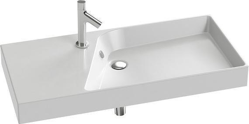 Раковина Jacob Delafon Rythmik 100 EXN112-Z-00 Белая
