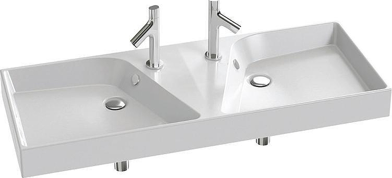 Раковина Jacob Delafon Rythmik 120 EXM112-00 двойная Белый
