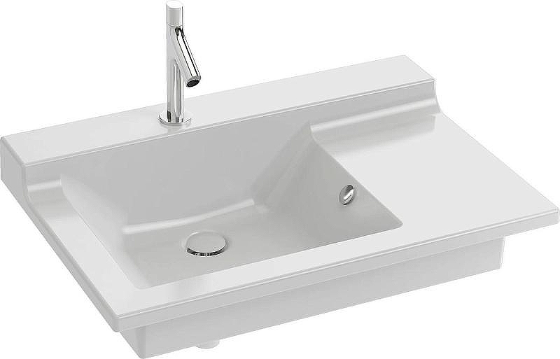 Раковина Jacob Delafon Soprano 80 L XL112K-00 Белая