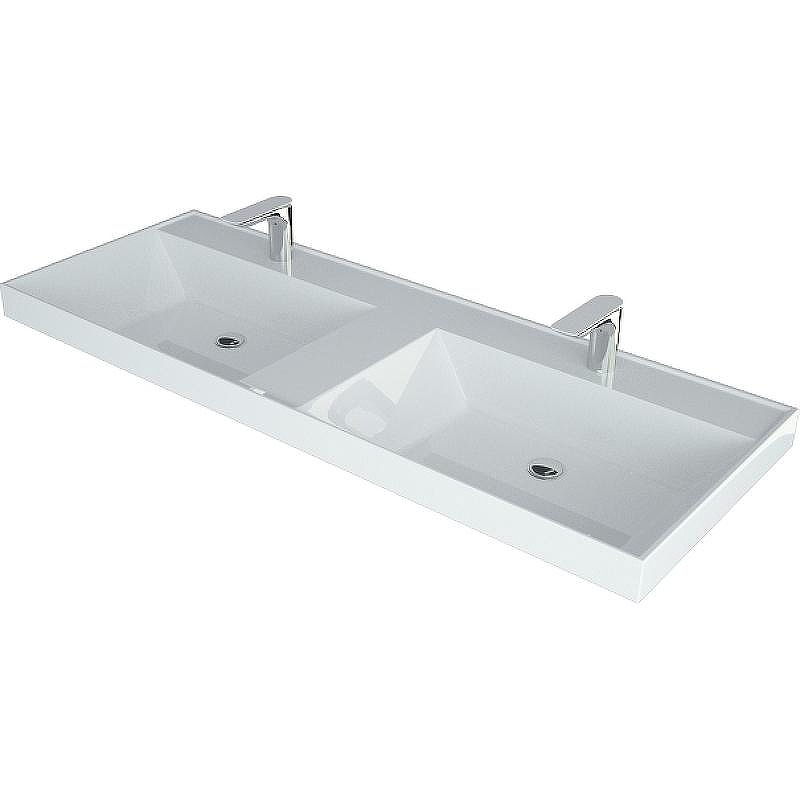 Раковина Jorno Madera Classica 120 4627173210218 двойная Белая