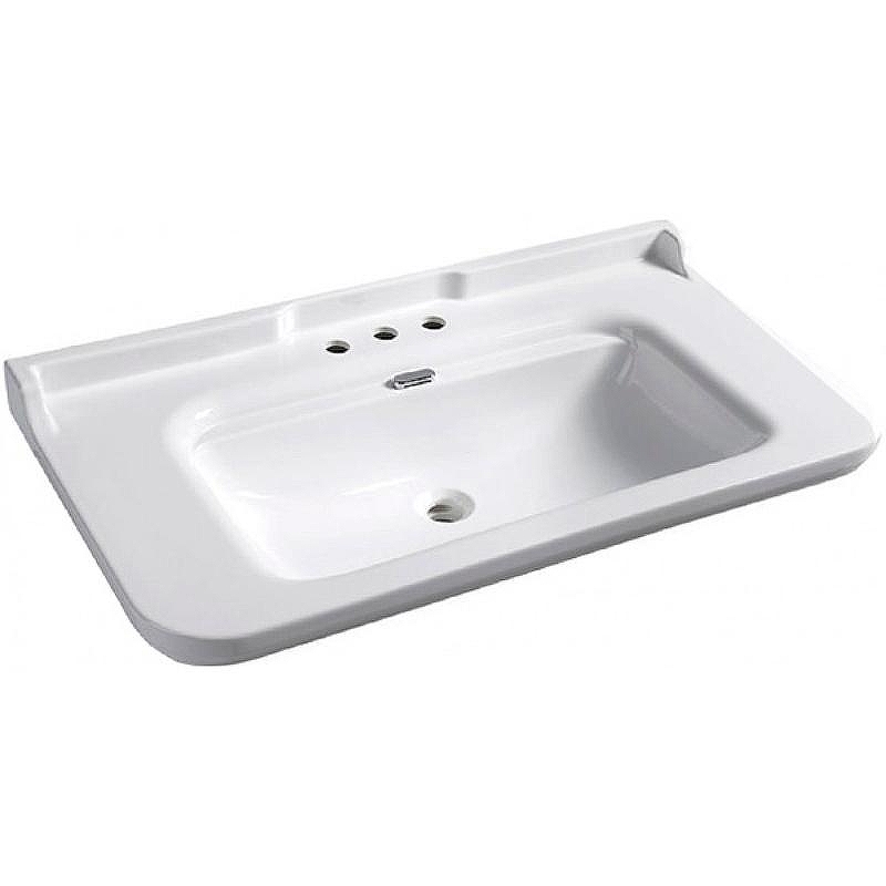 Раковина Kerasan Waldorf 120 4144K1bi/cr*3 Белая