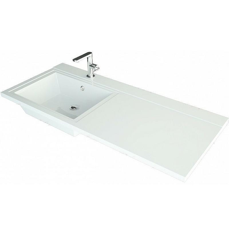Раковина Maretti Umbria 110 L UM13SM36-844 с местом под стиральную машину Белая