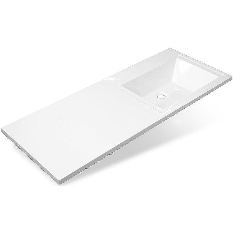 Раковина Misty Эстет Даллас 120 R ФР-00001528 с местом под стиральную машину цвет Белый