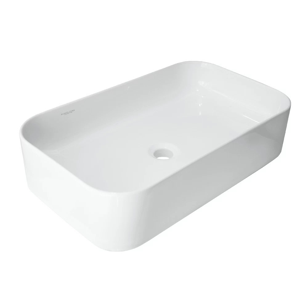 Раковина Sanita Lux Infinity Slim 60 см накладная белая (WB.CT/Infinity/60-N.Slim/WHT.G/S1)