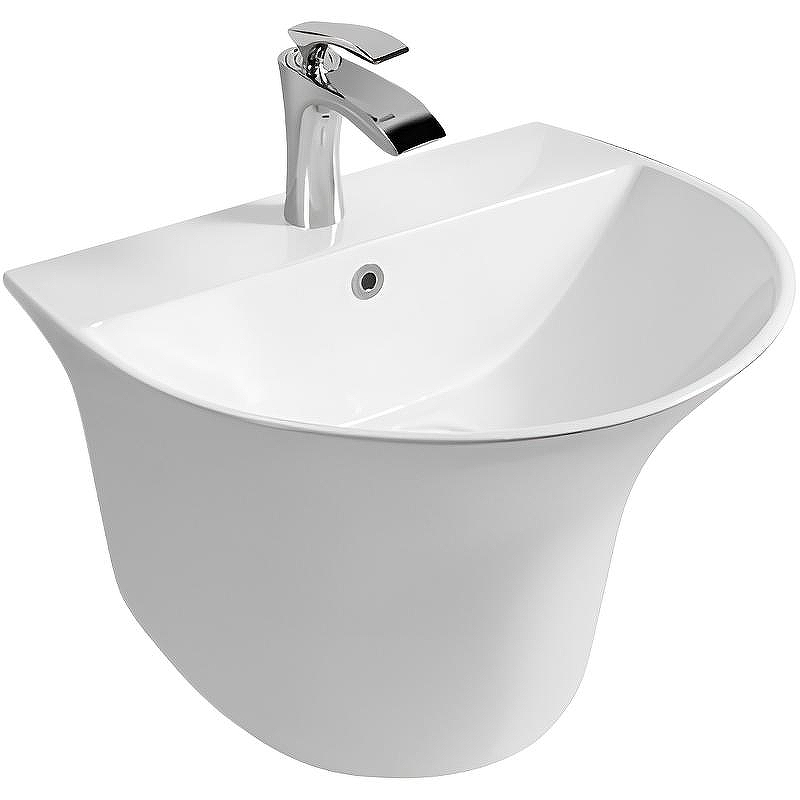 Раковина SantiLine 57 SL-4020 Белая