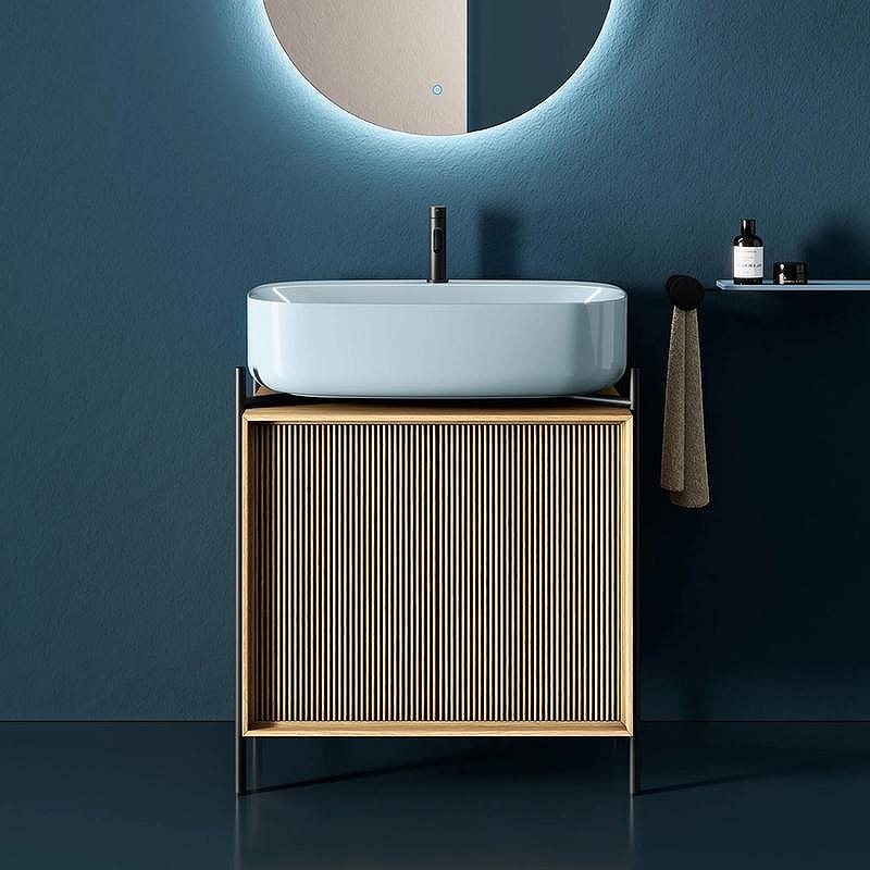 Раковина Scarabeo Moon 72 550538 цвет Air glossy