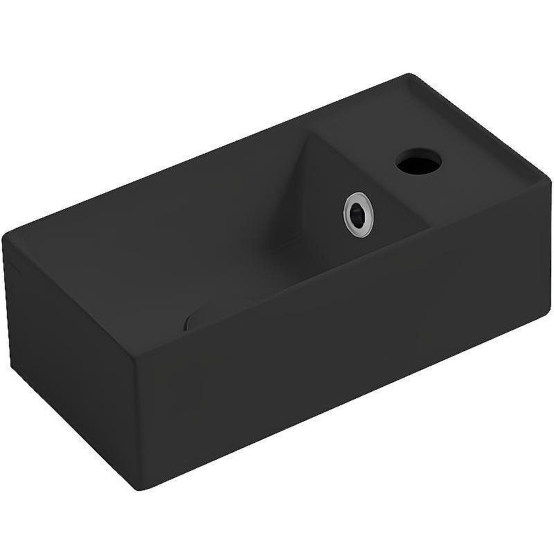 Раковина Simas Agile 40 R AG20 nero matt*1 Черная матовая